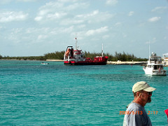 Fuel Delivery at Chub Cay - CIMG1050