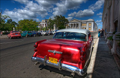 another vintage car