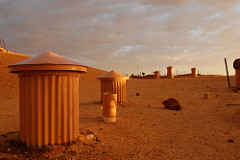 Coober Pedy chimneys