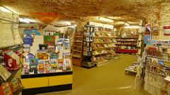 Coober Pedy - udner ground book store