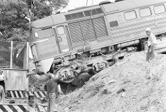 engine recovery, Budapest 1984 / Hungary