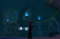 Pink Haired Agent Of The Ebon Hold / Death Knight Night Elf