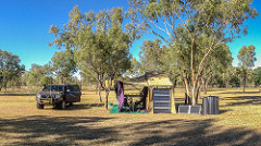 Fitzroy Crossing camp