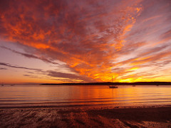 Sunset from Niles Beach