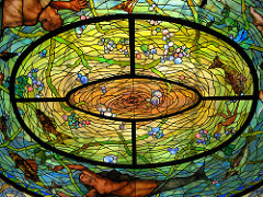 Stained Glass Skylight Above the DeSoto Fountain, Fordyce Bathhouse, Hot Springs National Park, Arkansas