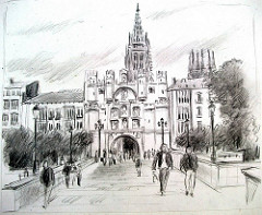 croquis: Burgos - Espagne
