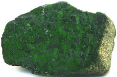 Mawsitsit (chromian jade) (Namshamaw Deposit, Hpakan-Tawmaw Jade Tract, Late Jurassic, 147 Ma; Maw Sit Sit, near Kansi, western Kachin State, Indo-Burma Range, northern Burma) 2