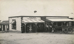 Otim Singh, family grocer and draper at Kingscote on Kangaroo Island, South Australia - circa 1900