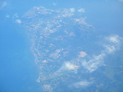 View Of Kudat, Sabah From Plane