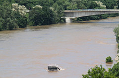 Flooded Labe river, June 5th 2013, Mělník