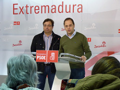 Guillermo Fernández Vara y César Luena