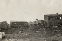 Derailment caused by washaway, 582 mile near Laverton, Western Australia, 22 March 1929