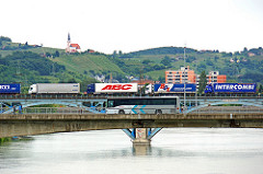 Slovenia-00426 - Trucks on Trains...