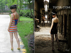 Mafia Girl with Corpse by Tucia