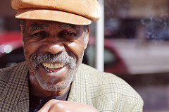 Man with a big smile