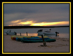 Boats at Monkey Mia