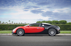 Orange & Black Bugatti Veyron