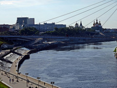 Tura River Tyumen Russia