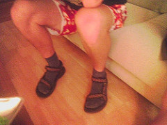 Coen dressed up as a german