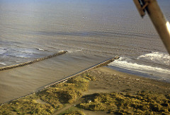 Wanganui River mouth, New Zealand, 1968