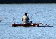 Fishing in Bentota River