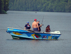 Fishing in Bentota River- Sri Lanka