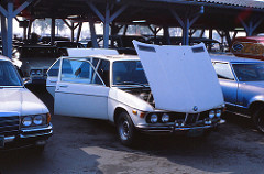 West Germany   -   Bremerhaven   -   Bringing the BMW to Bremerhaven to be shipped back to the States   -   May 1980