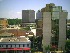 Lafayette LA July 2008 Downtown Lafayette Aerials 011