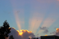 Coucher de soleil sur Lannion