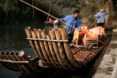 Raft on WuYiShan, FuJian, China