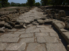 Roman road in Salamis, Cyprus