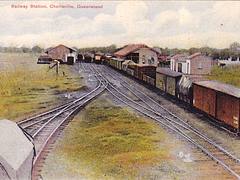 Railway Station at Charleville, Qld - early 1900s Railway Station at Charleville, Qld - early 1900s
