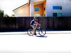 astride a bike in the Central Valley astride a bike in the Central Valley