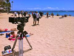 Hawaii 5-0 at Kaimana Beach.