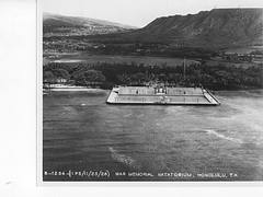 1928 Waikiki Natatorium War Memorial near Kaimana Beach