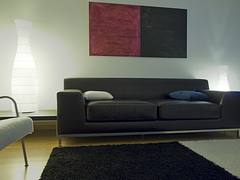 Ikea Kramfors / brown leather