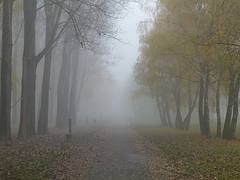 Kosice, Slovakia - Jazero district in the fog Kosice, Slovakia - Jazero district in the fog