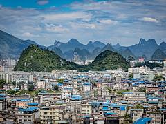 View on Guilin from Fubo Hill View on Guilin from Fubo Hill