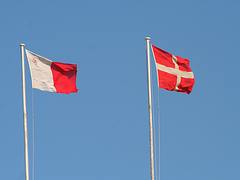 Maltese Flags; Fort St. Angelo Maltese Flags; Fort St. Angelo