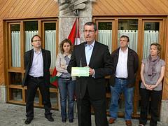 Markel Olano Javier Iraetarekin Legazpian