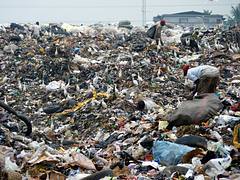 Müllabfuhr in Lagos / Nigeria