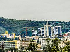 Kigali city on top of the Hill