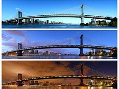 Manhattan Bridge:  Day into Night