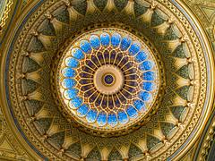 The dome of the Szeged Synagogue