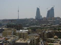 Flowery architecture in Baku