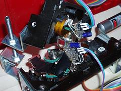Hard disk laser scanner closeup