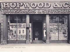 Hopwood & Co, Booksellers, Launceston, Tasmania - 1906 Hopwood & Co, Booksellers, Launceston, Tasmania - 1906