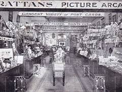 GRATTANS PICTURE ARCADE IN LAUNCESTON, TASMANIA - very early 1900s GRATTANS PICTURE ARCADE IN LAUNCESTON, TASMANIA - very early 1900s