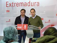 Guillermo Fernández Vara y César Luena