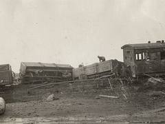Derailment caused by washaway, 582 mile near Laverton, Western Australia, 22 March 1929 Derailment caused by washaway, 582 mile near Laverton, Western Australia, 22 March 1929